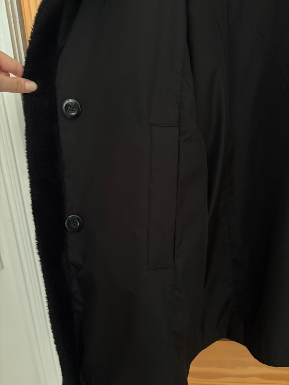 Manteau cuir véritable noir Nero Bianco – M / Black Genuine Leather Jacket